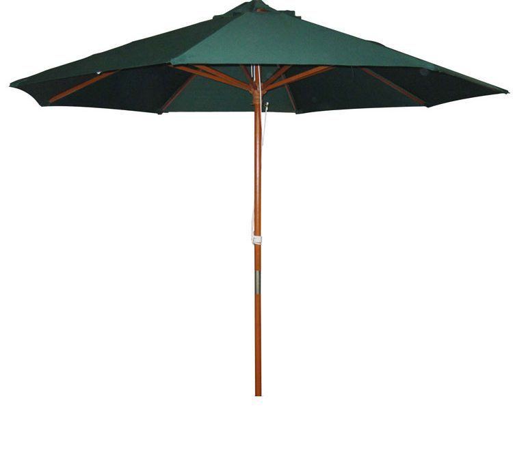 Green Parasol with Base
