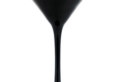 Black Martini Glass