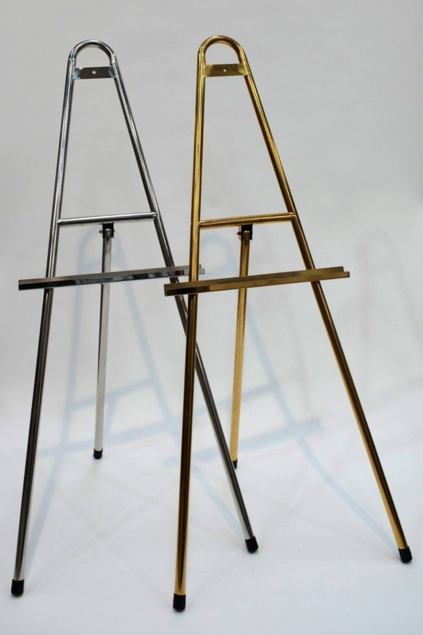 Brass-and-Chrome-Easels