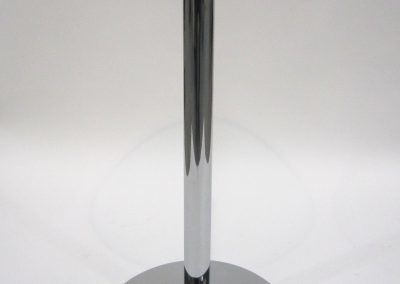 Glass Top Alumunium Pod Table