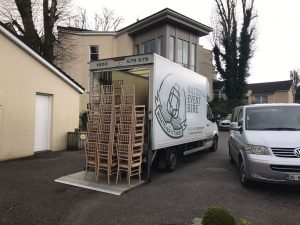 NEH chair hire truck